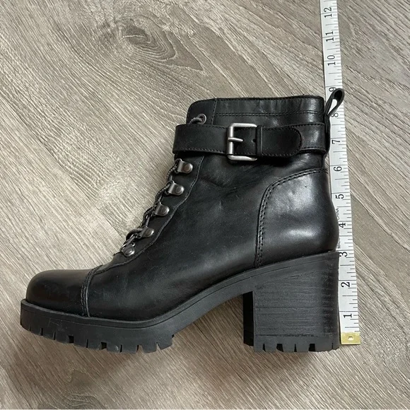 *Nine West Ursala Leather “Logger” Boot Sz 8 - Picture 9 of 11